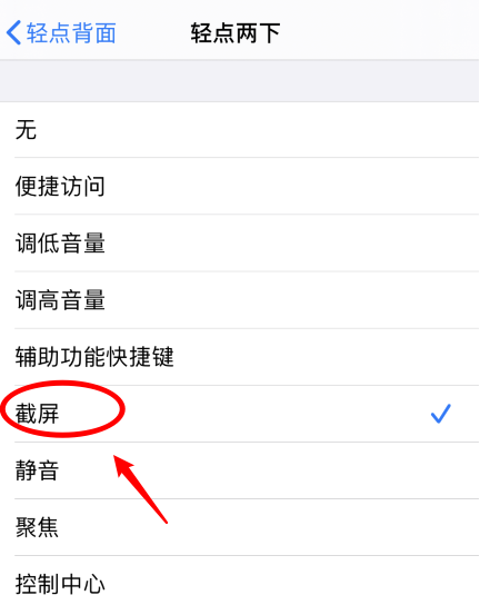 云霄苹果手机维修分享iPhone12如何启用双击截屏 